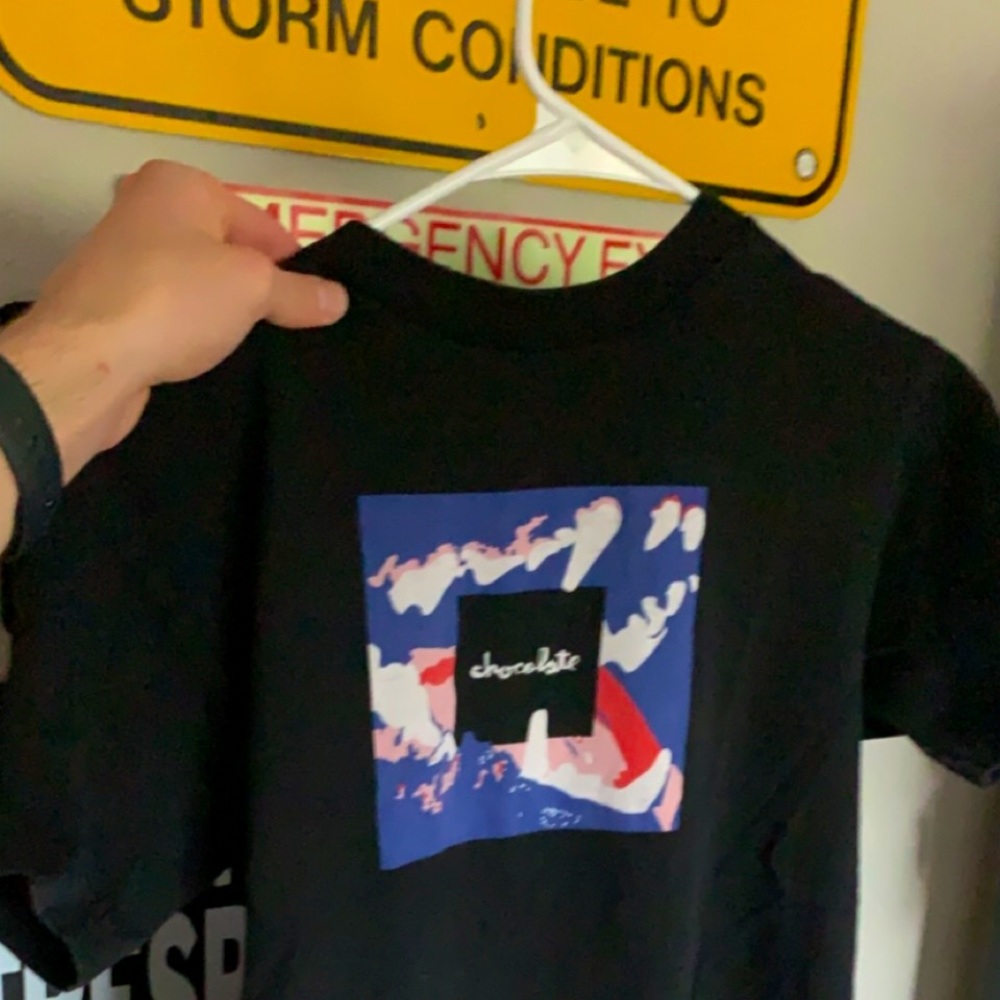 Chocolate black tee shirt